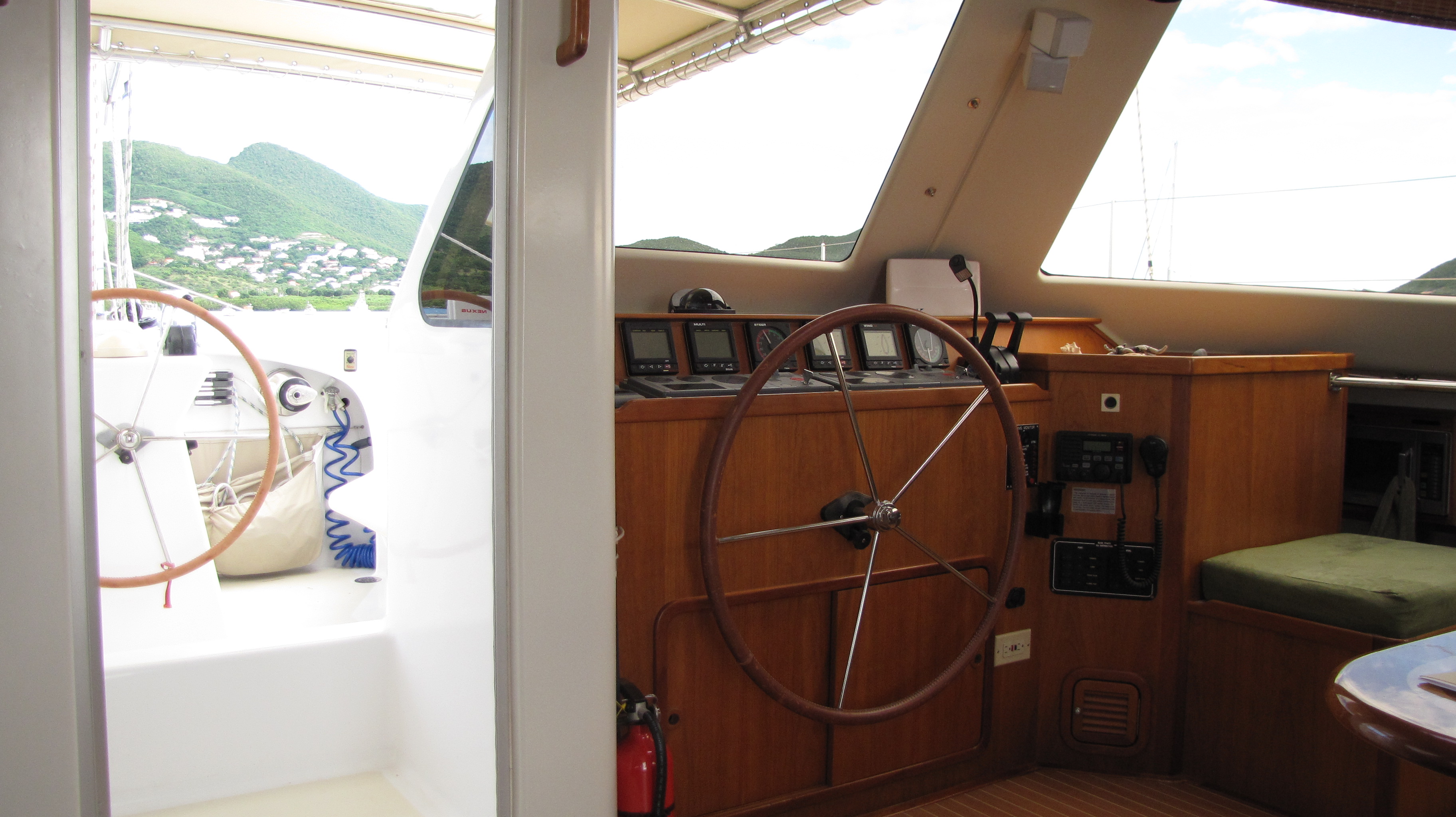 cockpit and steering station